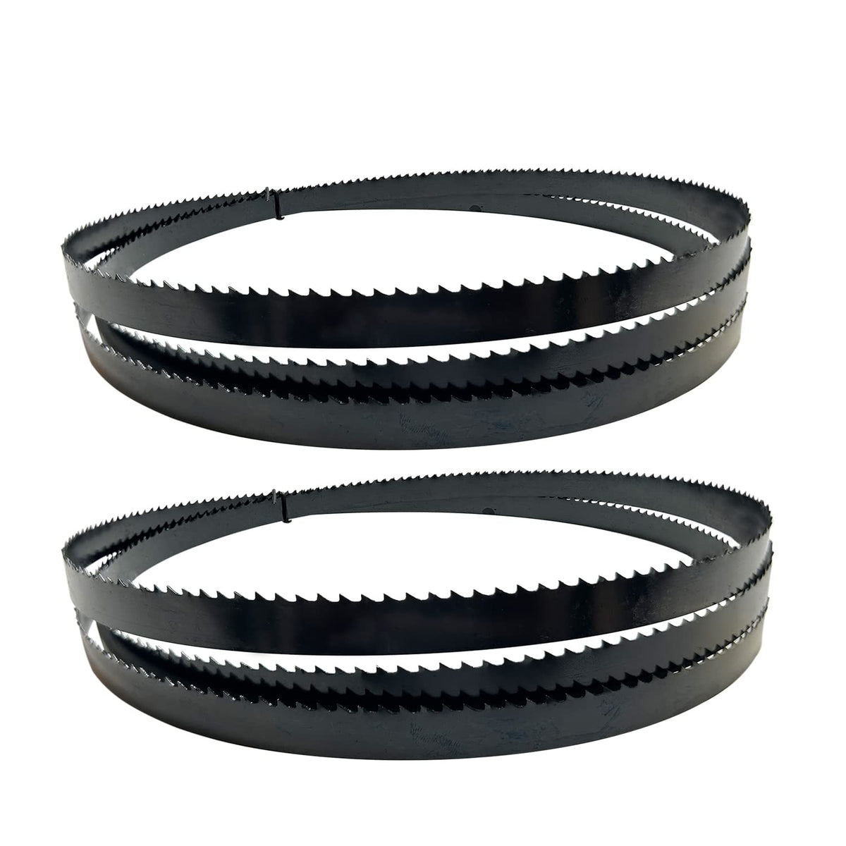 FOXBC 80-inch band saw blade pack during welding, engineered for durability and precise cuts.