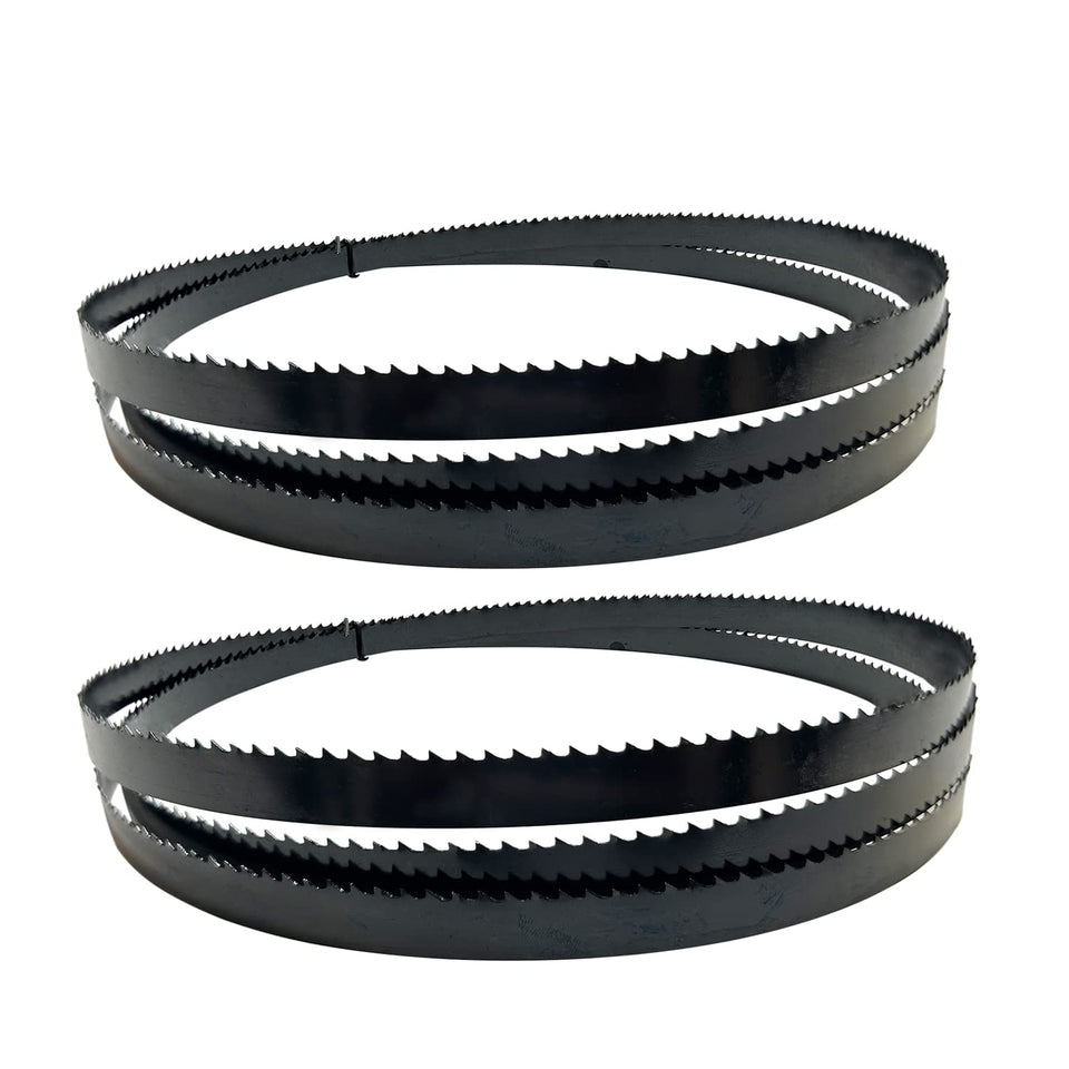 FOXBC 80-inch band saw blade pack during welding, engineered for durability and precise cuts.