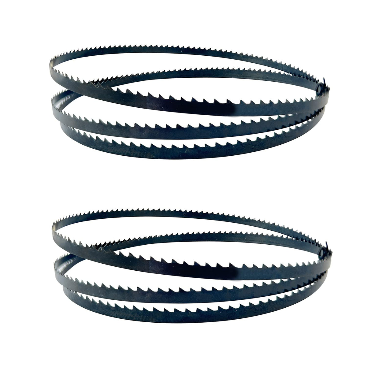 FOXBC 80-inch bandsaw blades teeth close-up enabling precise cuts.