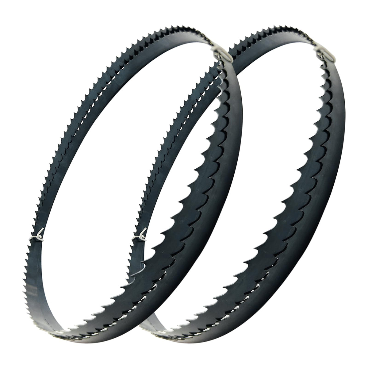 FoxBC 14-inch bandsaw blade product shot with 4 TPI induction-hardened teeth for precise cuts.