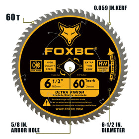 FOXBC carbide blades deliver durable life and clean surfaces