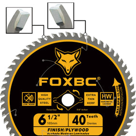 FOXBC compatible with Milwaukee DeWalt Ryobi corded and cordless saws.