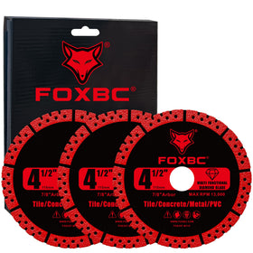 FOXBC diamond cut-off disc for stone cutting provides precise, smooth finishes.