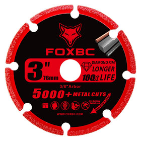 FOXBC wheel for aluminum offers smooth cutting and extended life in daily metalwork tasks.