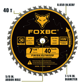 FOXBC diamond knockout closeup with 5/8 arbor alignment.