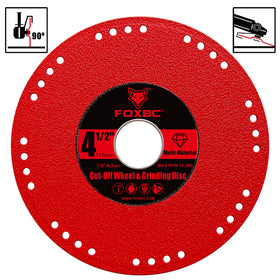 FOXBC Diamond metal cut-off wheel for angle iron delivers clean, controlled cuts