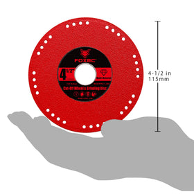 FOXBC Diamond metal cut-off wheel for cast iron with lasting durability