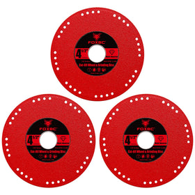 FOXBC Diamond metal cut-off wheel handles stainless steel with smooth edges