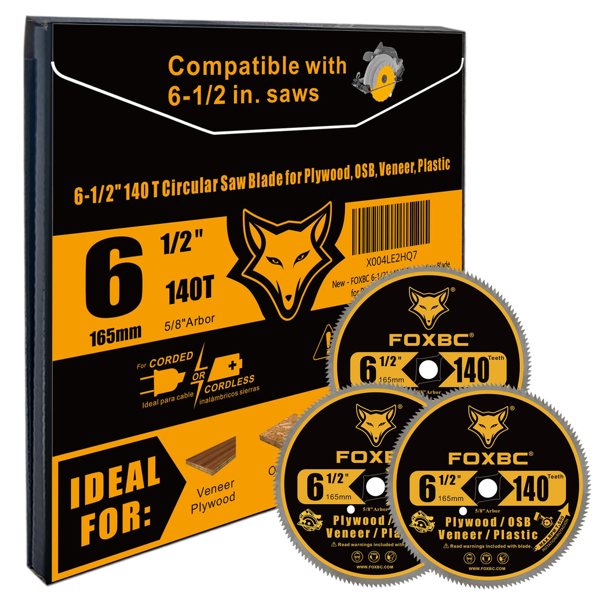 FOXBC expansion-slots blade design helps control heat and edge stability.