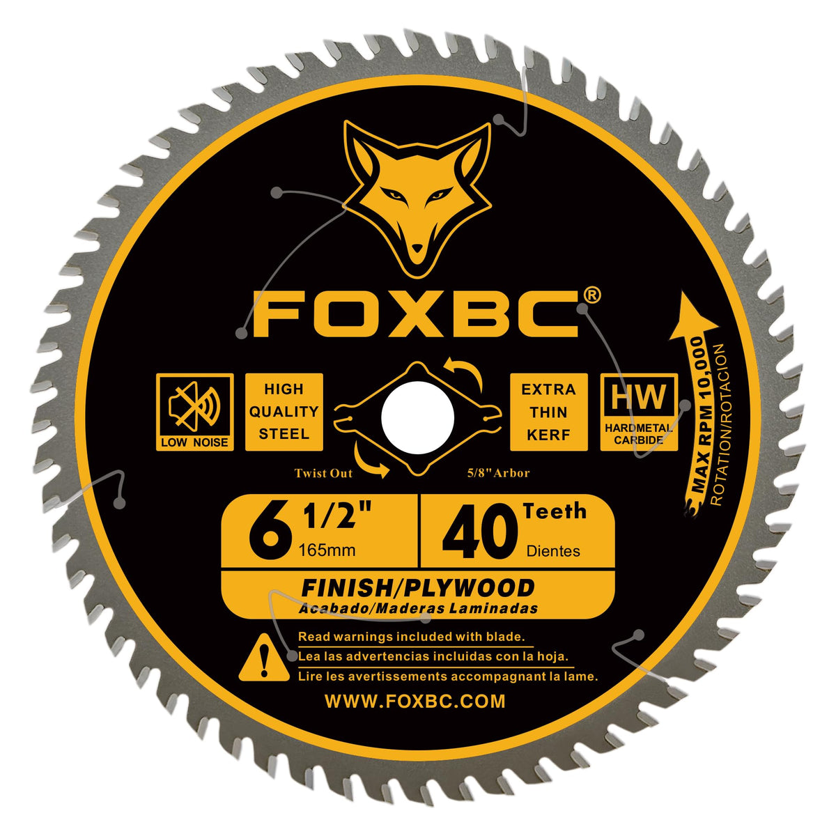 FOXBC laser-cut stabilizer vents reduce noise and heat during cutting