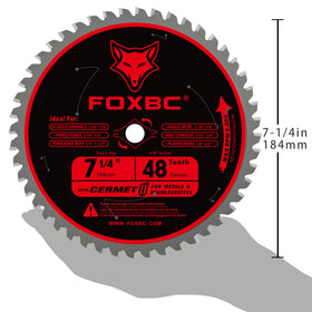 FOXBC blade features laser-cut stabilizer vents to reduce vibration