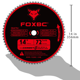 FOXBC laser-cut stabilizer vents keep the blade cool for straight cuts