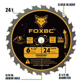 FOXBC combo pack supports softwood hardwood plywood MDF and laminates