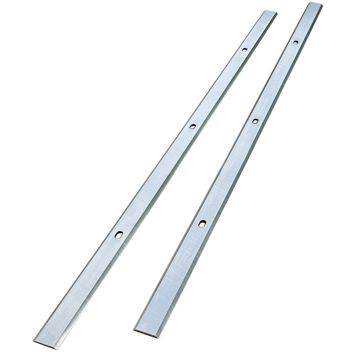 FOXBC spare planer blades in a plastic case for easy knife changes