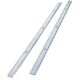 FOXBC spare planer blades in a plastic case for easy knife changes