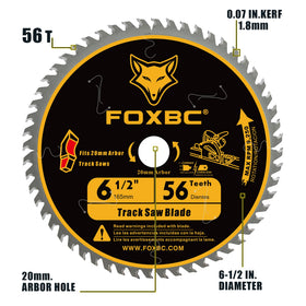FOXBC blade for wood, MDF, and laminate with smooth, quiet cutting