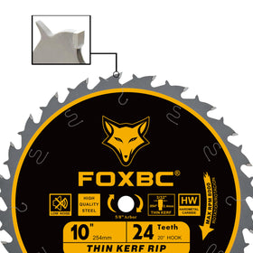 FOXBC tungsten carbide blade durability for long life in wood cutting