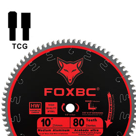 FOXBC tungsten carbide construction provides toughness and long blade life