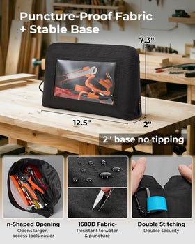 FoxRino six-pack set keeping workshop essentials organized and portable