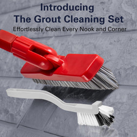 Fox Trot handheld deep-cleaning brush for tight spaces.