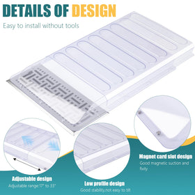 FPMYB air vent deflector 11.5-inch wide directs airflow under seating.