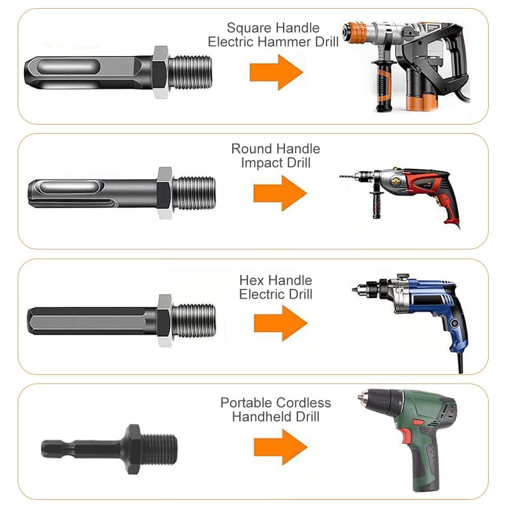 Fracavi adapter handle round provides stable grip for safer operation.