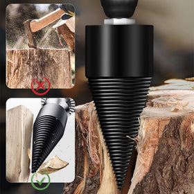 Fracavi wood splitter set in action, quick prep for firewood.