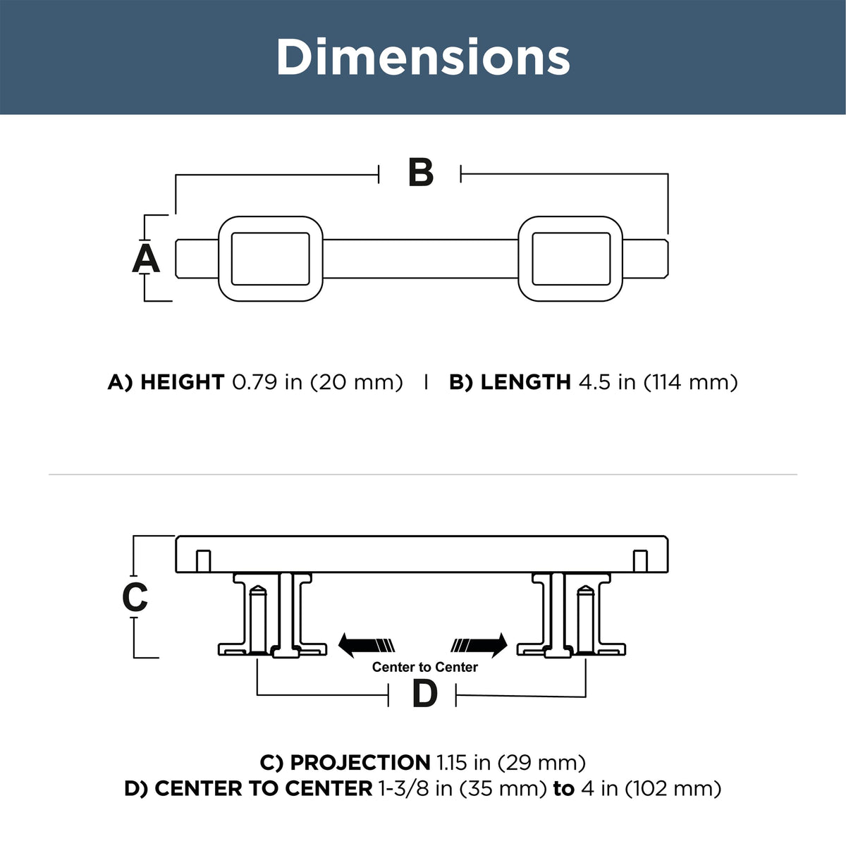 Adjusta-Pull includes screws for simple DIY cabinet upgrades