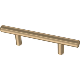 Franklin Brass champagne bronze 3in bar pull closeup shows durable finish