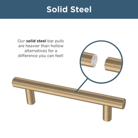 Franklin Brass champagne bronze dresser hardware adds quick style refresh