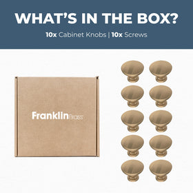 Franklin Brass Fulton champagne bronze finish coordinates with brushed nickel and antique brass