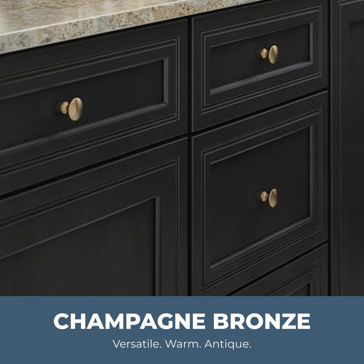 Franklin Brass Fulton champagne bronze finish complements modern and traditional interiors