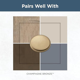 Franklin Brass Fulton knob with included mounting hardware for quick DIY installation