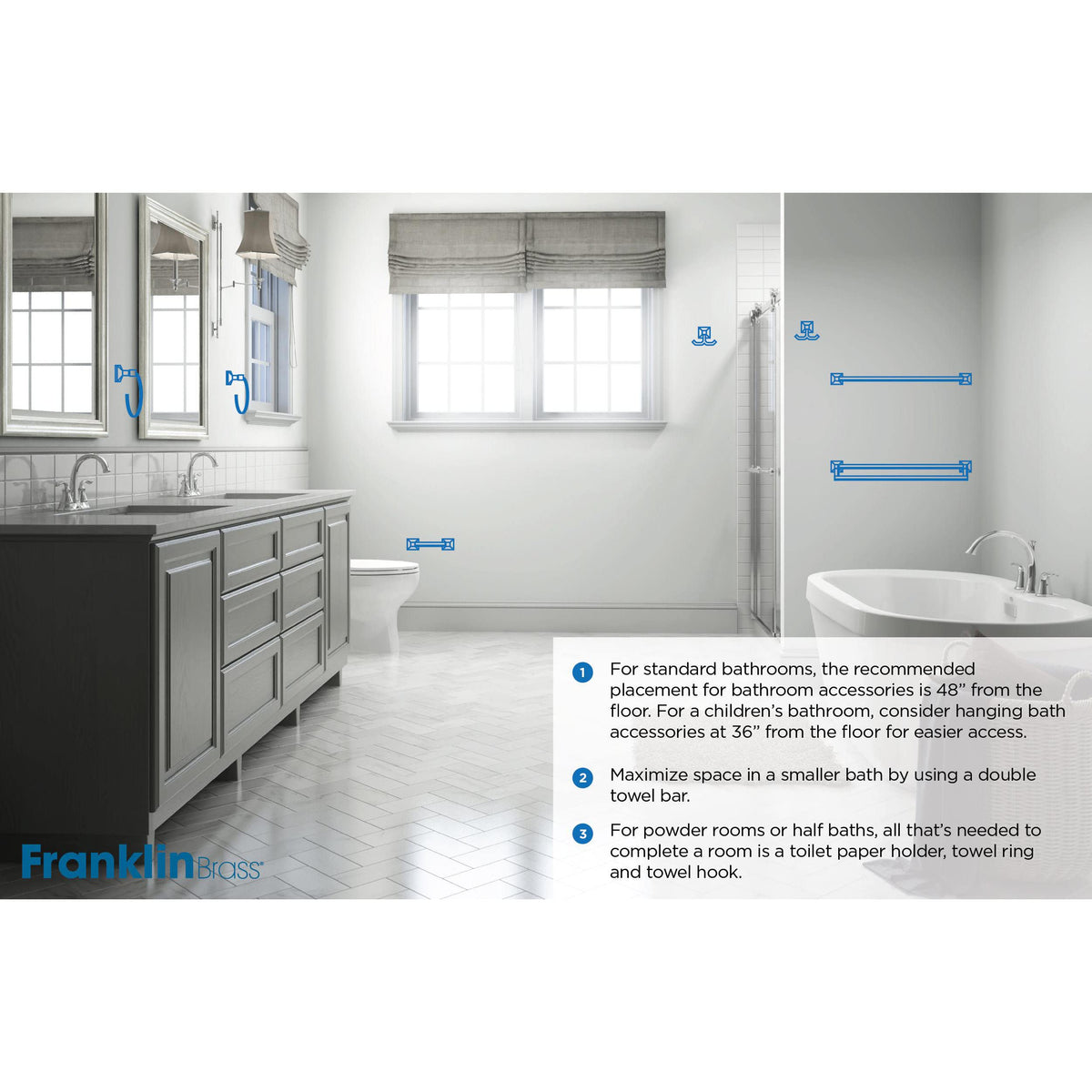 Kinla wall view shows compact profile suitable for tight spaces