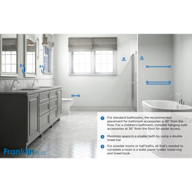 Kinla wall view shows compact profile suitable for tight spaces