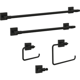 Maxted towel rack installed in a bathroom demonstrates durable, rust-resistant hardware.