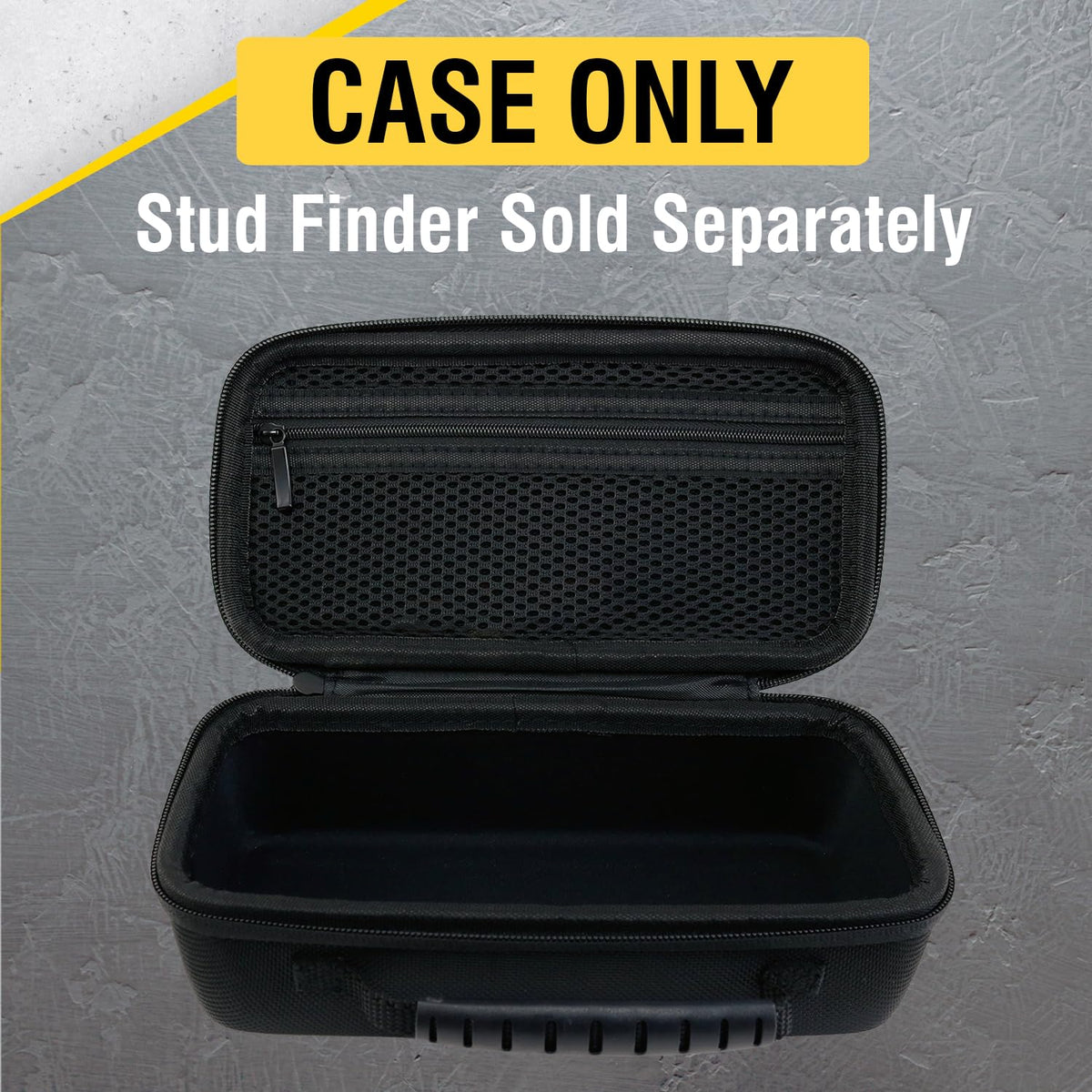Franklin Sensors ProSensor case open-compartment reveals mesh pocket.