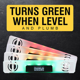 Franklin Sensors Light Level digital readout enables precise alignment from any angle.