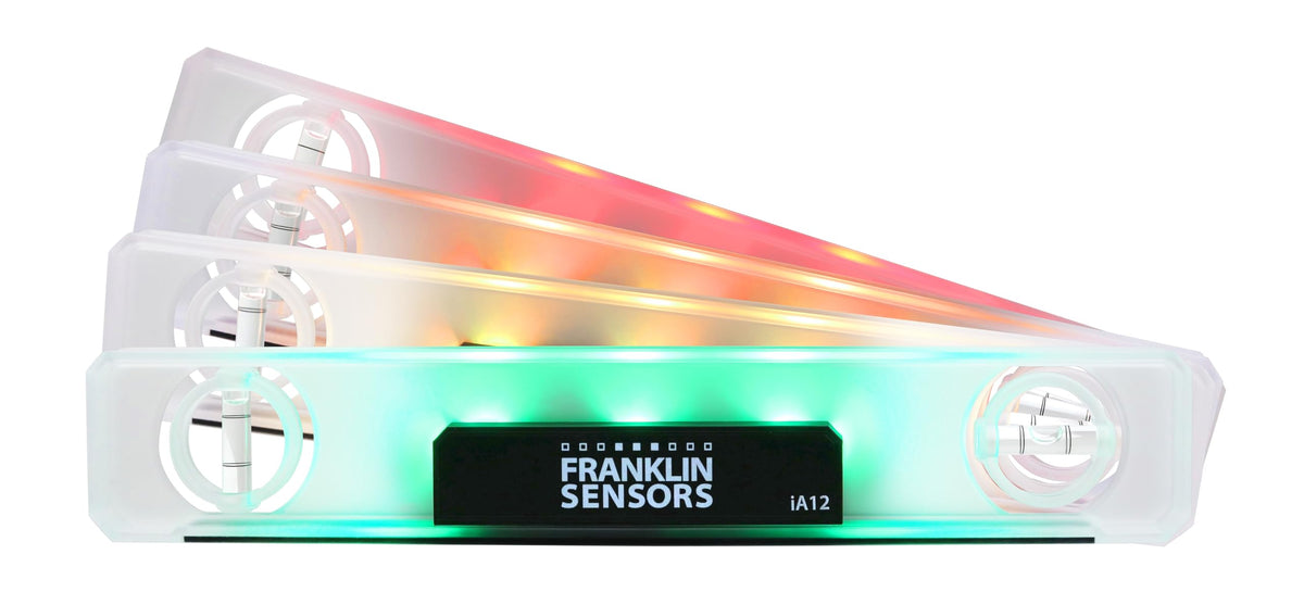 Franklin Sensors Light Level with green indicator for quick cabinet leveling.