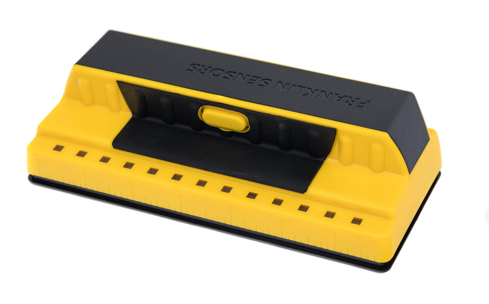 Franklin Sensors ProSensor 710 front display clearly marks stud location for mounting