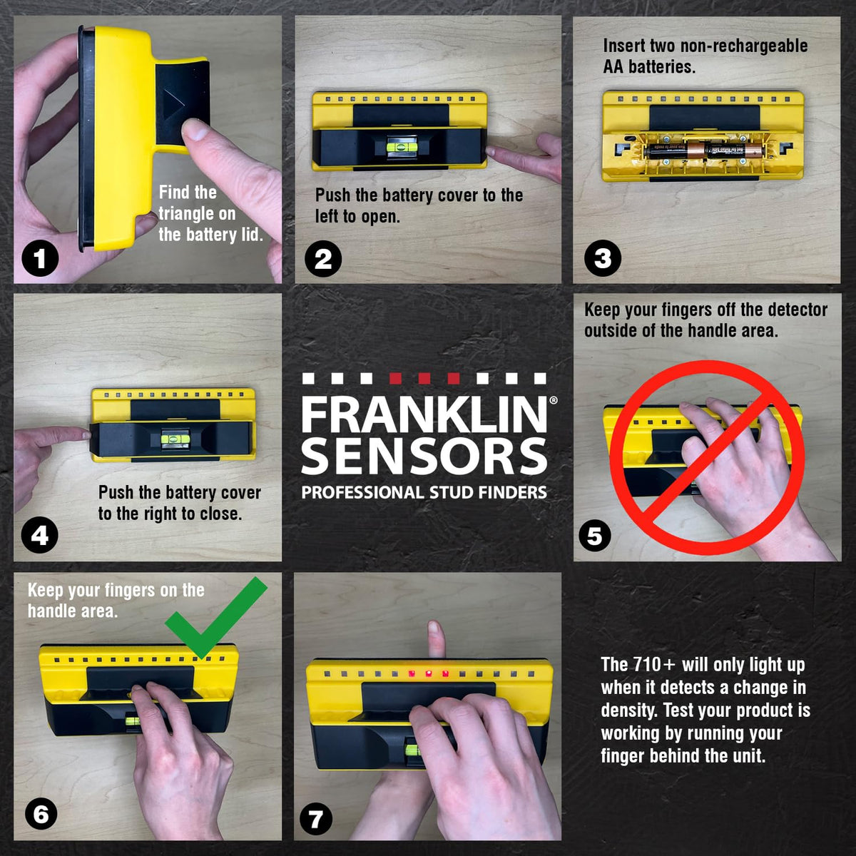 Made in the USA represents Franklin Sensors' quality and reliability.