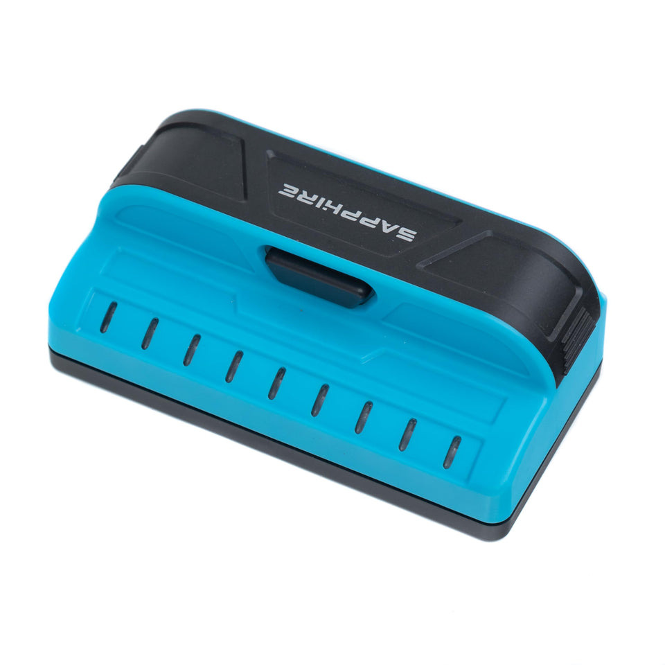 Franklin Sensors ProSensor Sapphire 9000 with nine sensors detects studs behind drywall.