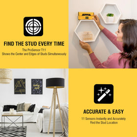 Metal stud detection helps plan wiring paths and avoid joints during remodels.