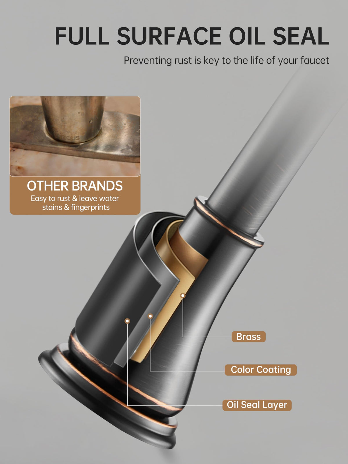 Fransiton 1.2 GPM aerator delivers efficient water flow and savings.