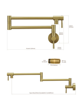 Fransiton brass connector for US/CA systems ensures simple installation.