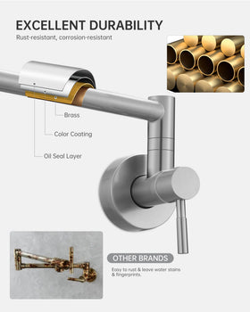 Fransiton ceramic valve control for smooth, drip-free operation