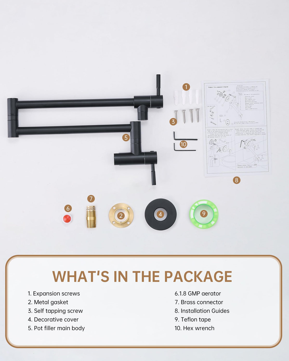 Fransiton dual-handle ceramic valves ensure smooth operation with less dripping