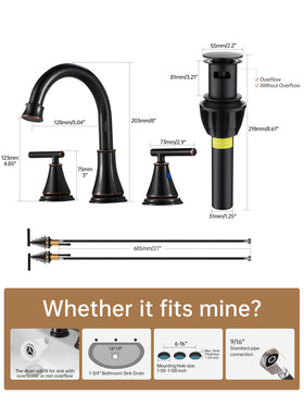Fransiton dual-handle control close-up emphasizing easy temperature adjustments.