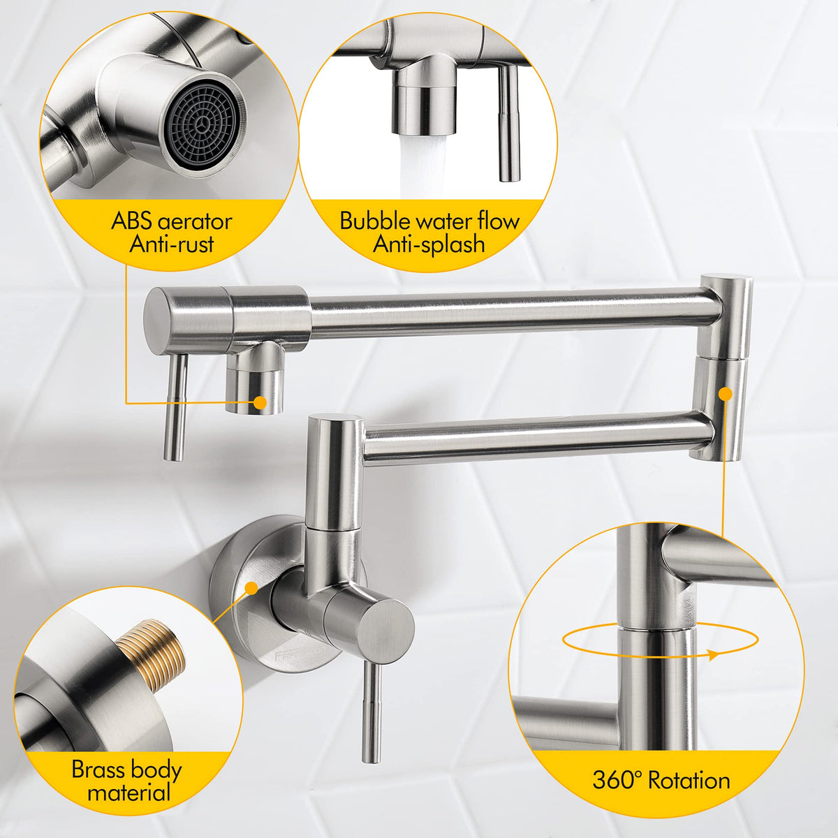 Fransiton installation flange for secure wall-mount setup