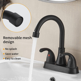 Fransiton pop-up drain included for simple sink maintenance.
